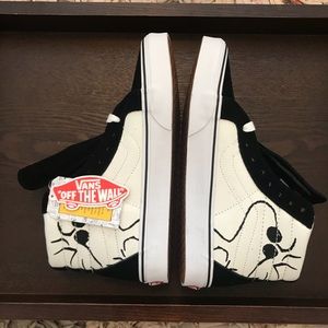 Vans Sk8 Hi Reissue Peanuts Joe Cool Black M8.5